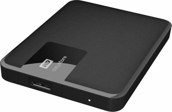 Picture of Western Digital WD WDBKUZ0020BBK-WESN Easystore 2TB External USB 3.0 Portable Hard Drive - Black