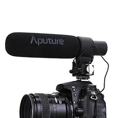 Picture of Aputure V-Mic D2 - Sensitivity Adjustable Directional Condenser Shotgun Microphone