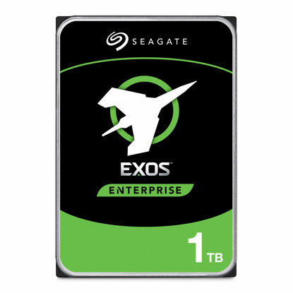 Picture of Seagate Exos 7E8 1TB Internal Hard Drive Enterprise HDD - CMR 3.5 Inch 512E SATA 6Gb/s 7200 RPM 256MB Cache for Enterprise, Data Center - Frustration Free Packaging (ST1000NM000A)