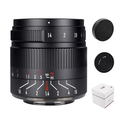 Picture of 7artisans 55mm F1.4 II APS-C Aperture Portrait Prime Camera Lens for Nikon Z Mount Mirrorless Cameras Z6 Z7 Z250