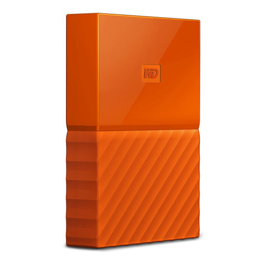 Picture of WD 2TB Orange My Passport Portable External Hard Drive - USB 3.0 - WDBS4B0020BOR-WESN