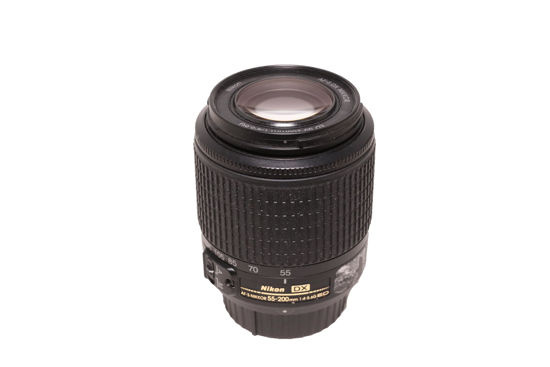 Picture of Nikon 55-200mm f4-5.6G ED Auto Focus-S DX Nikkor Zoom Lens - White Box (New)