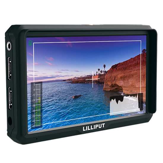 Picture of Lilliput A5 5" FHD Camera Field Monitor with HDMI Input & Loop Out, Built-In Speaker, 4K Video Compatible