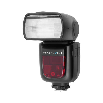 Picture of Flashpoint Zoom II AA R2 TTL On Camera Flash Speedlight for Canon, 76ws 2.4GHz 1/8000s HSS Speed Light with 0.1-2.6s Recycle Time, 4X AA Alkaline 1.5v LR6 Batteries, 330 Full-Power Flashes