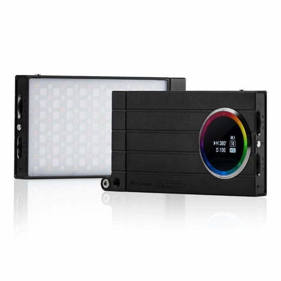 Picture of Flashpoint M1 RGB Creative Light (aka Godox M1) 13W 2500k-8500k Adjustable, 0-100% Stepless Dimming, CRI97 TLCT 97 RGB 0-360 Full Color, 15 Kinds Light Effects, OLED Display,