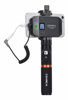 Picture of comica Wireless Smartphone/iPhone Microphone, UHF 6 Channels, Integrated Smartphone Holder, 194FT Wireless Range, Built-in Chargeable Battery, Microphone for iPhone Samsung Huawei (CVM-WS50B)- Black