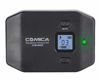 Picture of comica Wireless Smartphone/iPhone Microphone, UHF 6 Channels, Integrated Smartphone Holder, 194FT Wireless Range, Built-in Chargeable Battery, Microphone for iPhone Samsung Huawei (CVM-WS50B)- Black