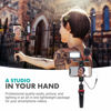 Picture of Movo VXR10-PRO+ Smartphone Video Rig with Pro Video Microphone, LED Light, Mini Tripod, Phone - Shotgun Microphone for iPhone 11, 11 Pro Max, SE, XS, XR, X, Android Devices, and More