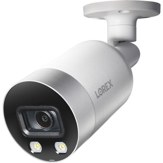 Picture of Lorex E891AB-E 4K Ultra HD Smart Deterrence IP Camera with up to 150ft Color Night Vision and 111 Degrees Field of View