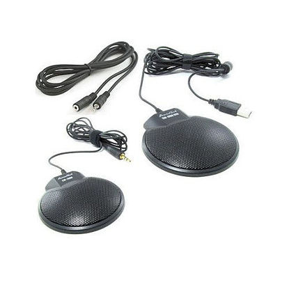 Picture of Sound Tech CM-1000USB & CM-1000 (pack of 2) Conference Meeting Microphone with 6 feet Extension Cord, Model: , Electronics & Accessories Store