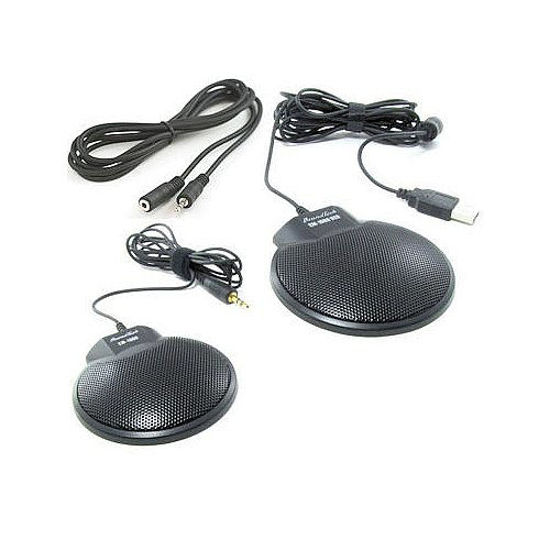 Picture of Sound Tech CM-1000USB & CM-1000 (pack of 2) Conference Meeting Microphone with 6 feet Extension Cord, Model: , Electronics & Accessories Store