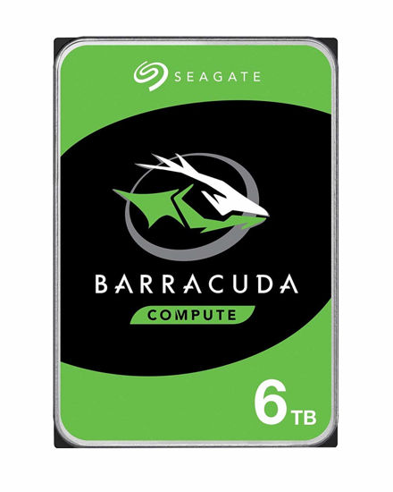 Picture of Seagate Barracuda 6TB Internal Hard Drive HDD - 3.5 Inch SATA 6 Gb/s 5400 RPM 256MB Cache for Computer Desktop PC (ST6000DM003)
