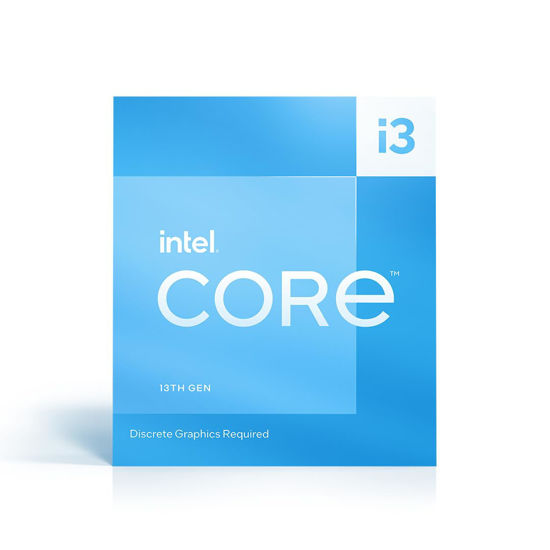 Picture of Intel Core13th Generation i3-13100 Desktop Processor (4 Core (4 P-Core), 12 MB Cache, up to 4.5 GHz, LGA1700)