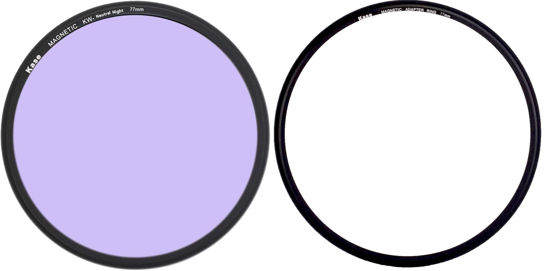 Picture of Kase Wolverine 77mm Neutral Night Magnetic Shockproof Tempered Optical Glass Broadband Filter Incl Adapter Light Pollution 77