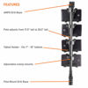 Picture of iBOLT TabDock Point of Purchase Wall Mount - with 4 Tablet Holders Perfect for Multiple delivery Applications (DoorDash, Uber eats, Postmates, etc.) Fits 7 to 10 inch Tablets