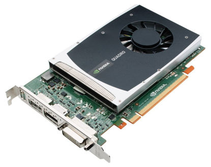 Picture of NVIDIA Quadro 2000 by PNY 1GB GDDR5 PCI Express Gen 2 x16 DVI-I DL and Dual DisplayPort OpenGL, Direct X, CUDA and OpenCL Profesional Graphics Board, VCQ2000-PB