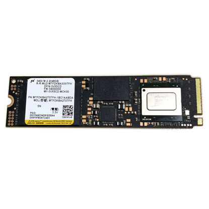 Picture of Micron SSD 2TB 3400 M.2 2280 NVMe PCIe 4.0 Gen4 x4 MTFDKBA2T0TFH Solid State Drive for Laptop Desktop Ultrabook