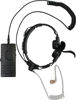 Picture of PRYME® BTH-300-MAX-Kit6 Wireless Headset w/Gladiator™ Throat Mic and Clear Tube Earphone for 2-Way Radios, Cell-Phones, and Tablets w/Bluetooth(iOS or Android) for ZELL0, and Other PTT Apps