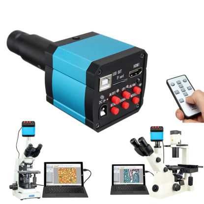 Picture of 16MP 1080P 60FPS USB C-mount Digital Industry Video Microscope Camera with HDMI Cable