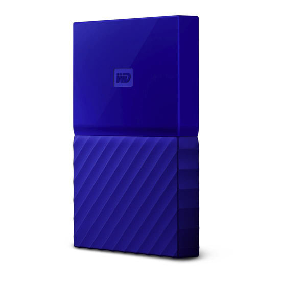Picture of Western Digital 2TB Blue My Passport Portable External Hard Drive - USB 3.0 - Western DigitalBS4B0020BBL-WESN