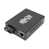 Picture of Tripp Lite Multimode Fiber Media Converter, Fiber to Ethernet Converter, Gigabit, POE+, 10/100/1000 SC, 850 nm, 550 m (N785-P01-SC-MM1)