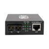 Picture of Tripp Lite Multimode Fiber Media Converter, Fiber to Ethernet Converter, Gigabit, POE+, 10/100/1000 SC, 850 nm, 550 m (N785-P01-SC-MM1)