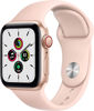 Picture of Apple Watch SE (GPS + Cellular, 40mm) - Gold Aluminum Case with Pink Sand Sport Band (Renewed)