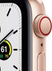 Picture of Apple Watch SE (GPS + Cellular, 40mm) - Gold Aluminum Case with Pink Sand Sport Band (Renewed)