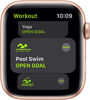 Picture of Apple Watch SE (GPS + Cellular, 40mm) - Gold Aluminum Case with Pink Sand Sport Band (Renewed)