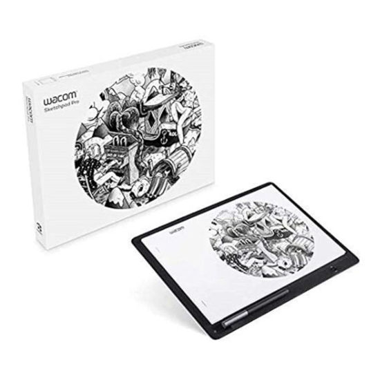 Picture of Wacom Sketchpad Pro Graphic Pen Drawing Tablet Similar Intuous Pro Genuine Leather, Software Included, Compatible with Windows, Mac OS, AppleiOS, Android, AMAZON EXCLUSIVE - Built for Professionals