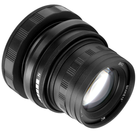Picture of Tilt Shift Lens, 50mm F1.6 E Mount Tilt Shift Manual Full Frame Lens for Sony A9 A7 Series Mirrorless Camera
