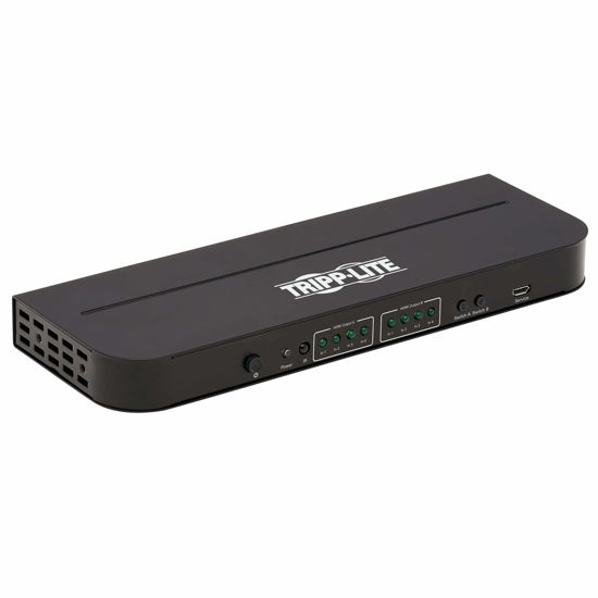 Picture of Tripp Lite 4x2 HDMI Matrix Switch/Splitter with Audio Extractor 4K @ 60Hz (B118-2X4-4K-A)