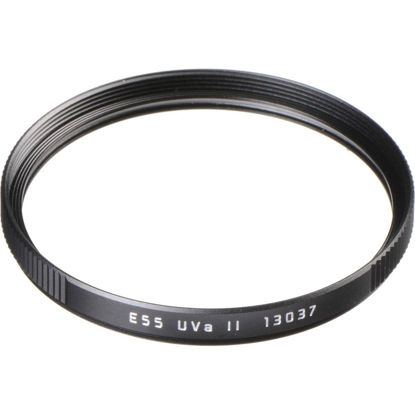 Picture of Leica E55 55mm UVa II Glass Filter, Black
