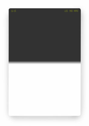 Picture of Lee Filters Neutral Density 0.9 Graduated Filter, Hard Edge, 100x150mm - Resin