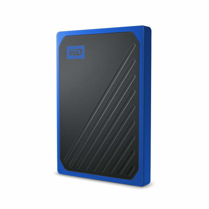 Picture of Western Digital 1TB My Passport Go SSD Cobalt Portable External Storage, USB 3.0 - Western DigitalBMCG0010BBT-WESN