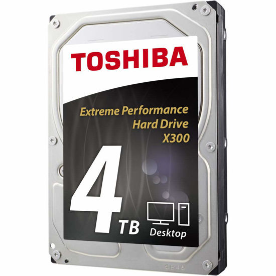 Picture of Toshiba X300 4TB Performance & Gaming 3.5-Inch Internal Hard Drive - CMR SATA 6.0 GB/s 7200 RPM 128 MB Cache - HDWE140XZSTA