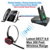 Picture of INNOTALK Wireless Headset Compatible with Poly Polycom Edge E100, E220, E300, E320, E350, E400, E450, E500, E550 Phone with Remote Answering Cable