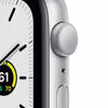 Picture of Apple Watch SE (GPS, 44mm) - Silver Aluminum Case with White Sport Band (Renewed)