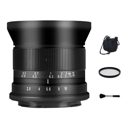 Picture of 7artisans 12mm F2.8 II APS-C 100° Wide Angle Large Aperture Fixed Focus Manual Lens for Canon M EF-M EOS-M Mount Mirrorless Cameras