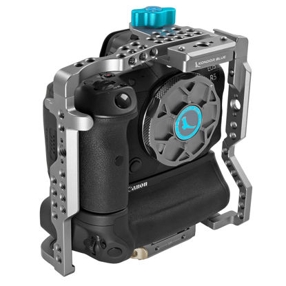 Picture of Kondor Blue Battery Grip Cage Compatible with Canon R5/R6