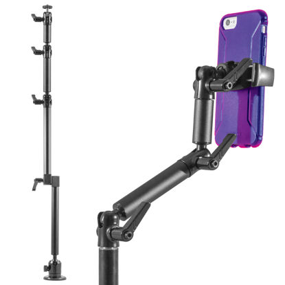 Picture of iBOLT Stream-Cast Overhead Ceiling/Wall-Metal Multi-Angle Drill Base Mount for DSLR Cameras, Smartphones, Mini projectors, and Other ¼ 20” Camera Accessories