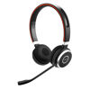 Picture of Jabra Evolve 65 SE Link380a UC Stereo, SME, NA- Bluetooth Headset with Noise-Cancelling Microphone, Long-Lasting Battery and Dual Connectivity - Works with All Other Platforms - Black