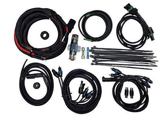 Picture of Kustom Cycle Parts Aftermarket Saddlebag Amplifier and Speaker Wiring Kit With RCA and Remote Wires. Universal fit for all motorcycles. Plug and Play. Harley Davidson, Victory, Indian. Made In the USA