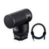 Picture of Sony Vlogger Shotgun Microphone with Multi Interface Shoe Bundle with Nylon Braided 3.5mm Male-Female Audio Cable (2 Items)