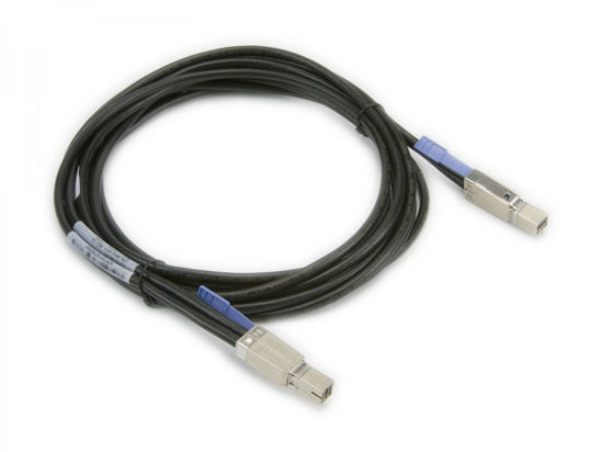 Picture of Supermicro SAS External Cable - SAS 12Gbit/s - 4 x Mini SAS HD (SFF-8644) (M) to 4 x Mini SAS HD (SFF-8644) (M) - 1.2 in