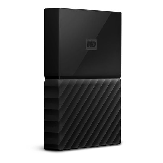 Picture of WD 1TB My Passport for Mac Portable External Hard Drive, USB-C/USB-A - WDBFKF0010BBK-WESE,Black