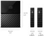 Picture of WD 1TB My Passport for Mac Portable External Hard Drive, USB-C/USB-A - WDBFKF0010BBK-WESE,Black