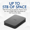 Picture of LaCie Mobile Drive Secure 4TB External Hard Drive Portable HDD - Space Grey, USB-C 3.2, for PC and Mac, Post-Consumer Recycled, with Adobe All Apps Plan and Rescue Services (STLR4000400)
