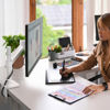Picture of Ergotron - NX Single Monitor Arm, VESA Desk Mount - for Monitors Up to 34 Inches, 0 to 18 lbs - White