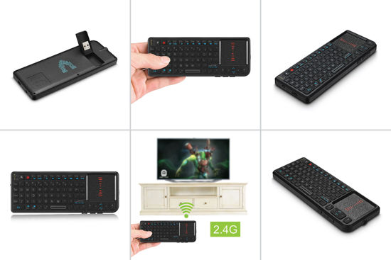 Mini Teclado Inalámbrico con Touchpad USB - Raspberry Pi